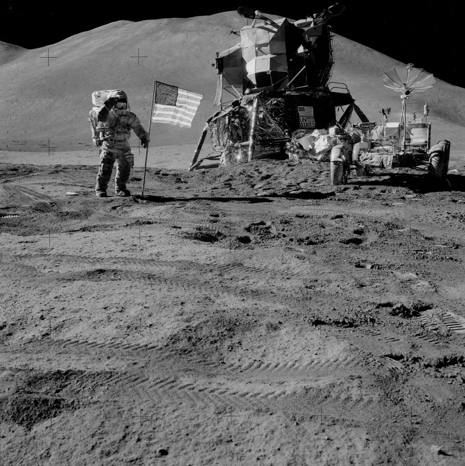 фото места высадки американцев на луне