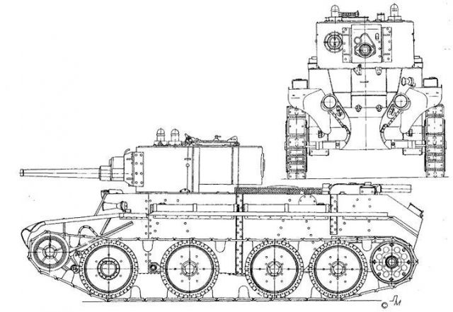 Бт 7 танк рисунок