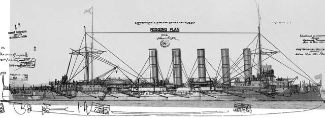 Крейсер аскольд чертежи