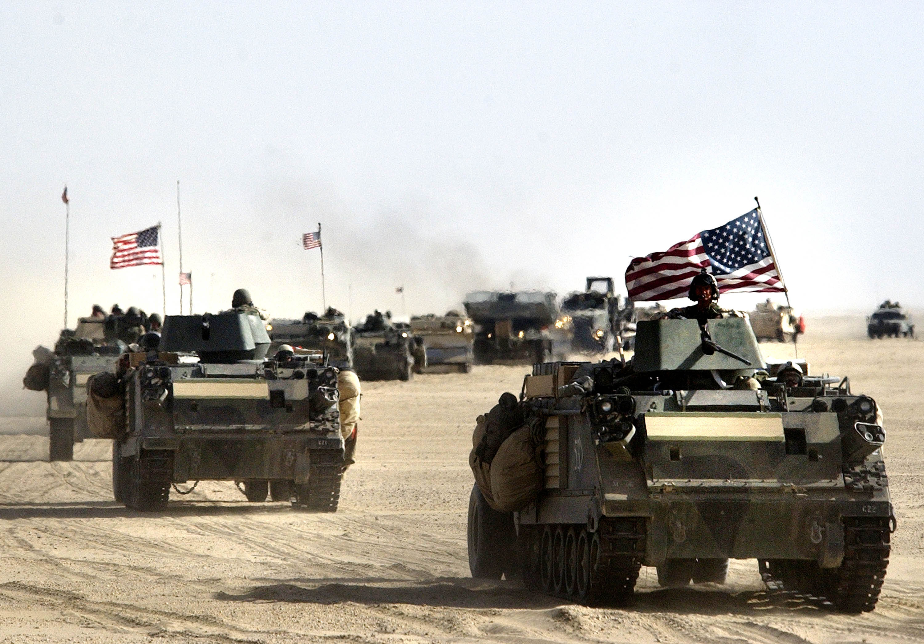 Операция против ирака. Вторжение США И их союзников в Ирак (2003).