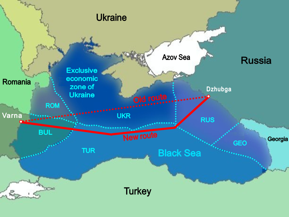 Карта международных вод