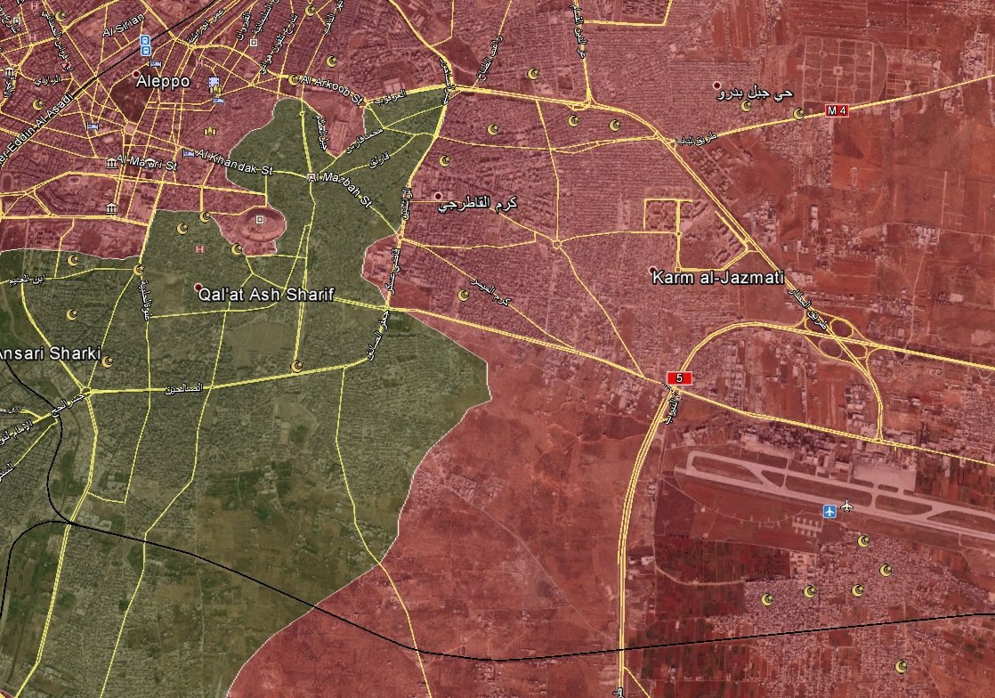 Карта алеппо сегодня 2016 карта боевых действий