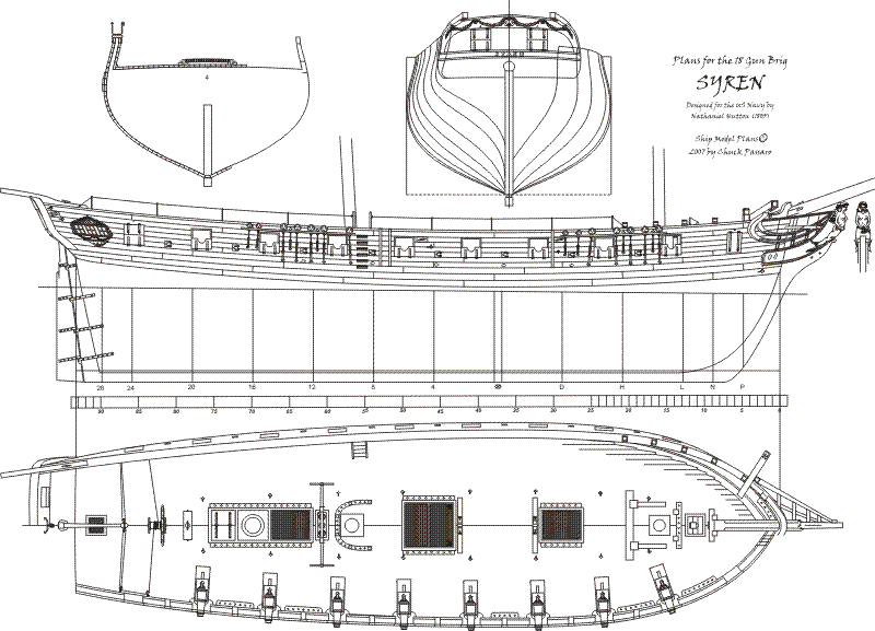 Чертежи брига меркурий для постройки модели