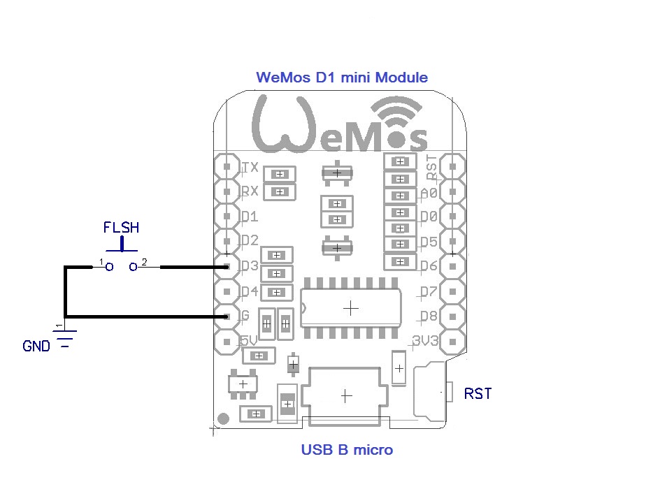 Wemos d1 mini схема