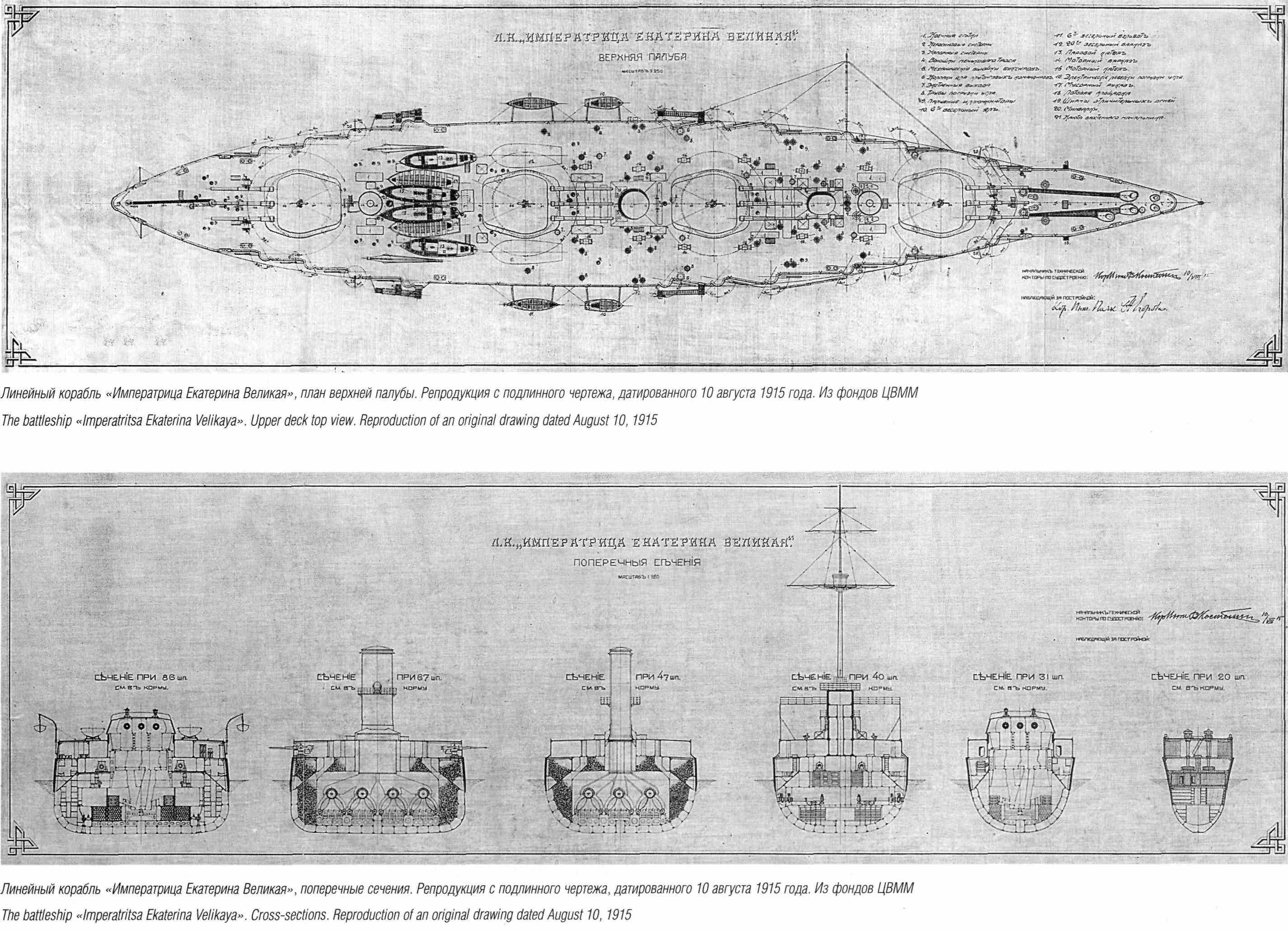 Линкор императрица мария чертежи