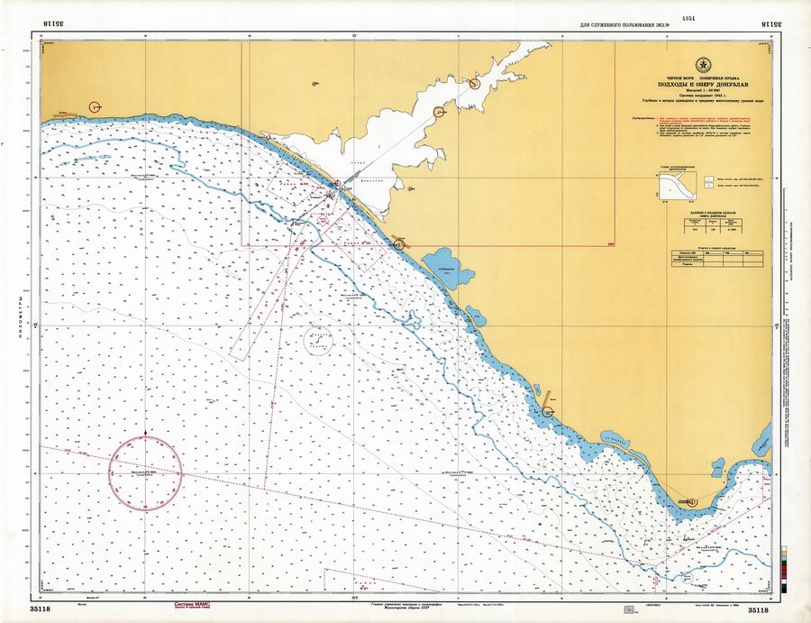 Морская навигационная карта балтийского моря