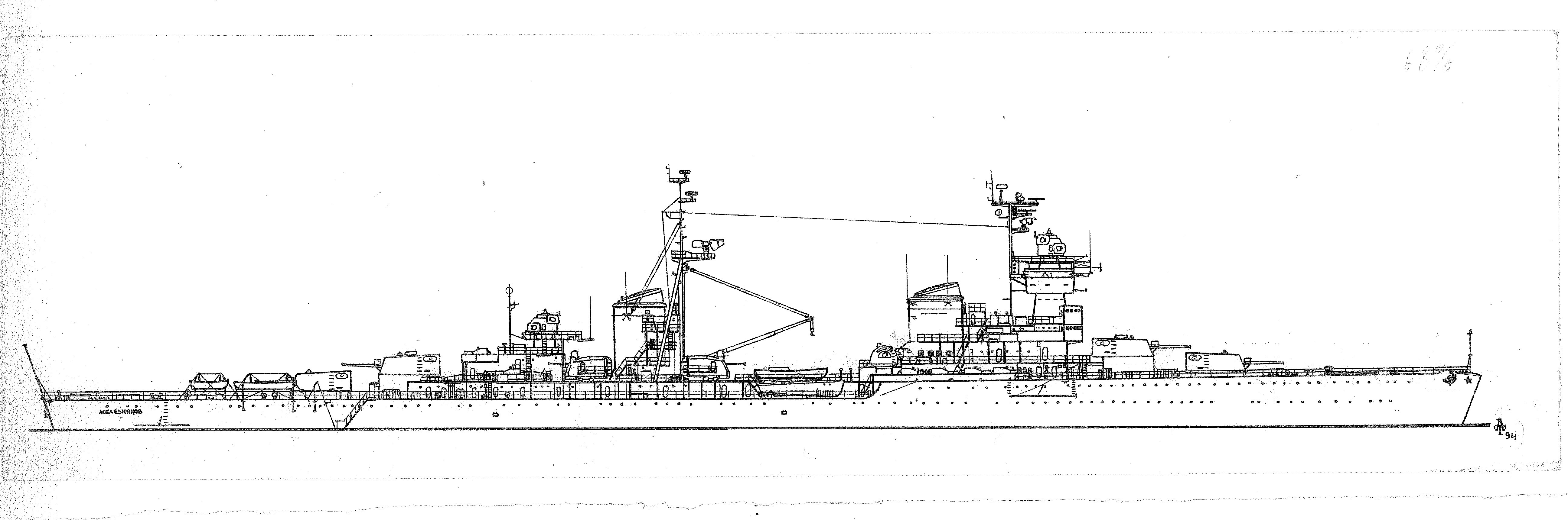 Крейсера проекта 68 бис чертежи